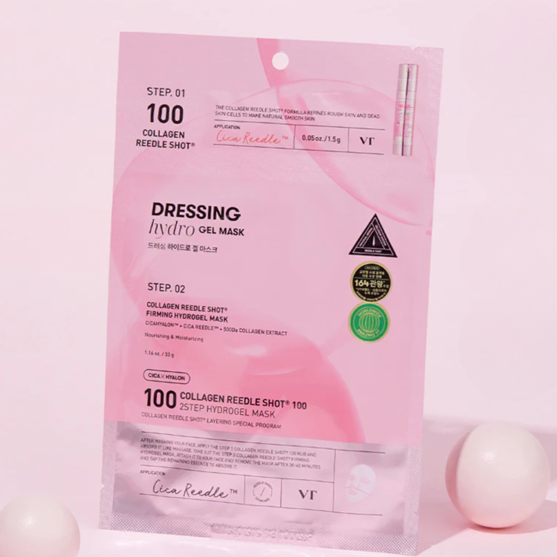 VT Collagen Reedle Shot 100 2-Step Hydrogel Mask 36g-0