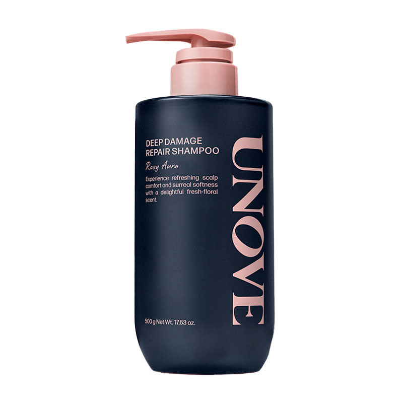 Unove Deep Damage Repair Shampoo 500ml - Rosy Aura-1