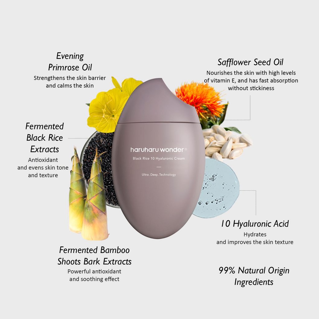Haruharu wonder Black Rice 10 Hyaluronic Cream 50ml-4